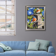 Charger l'image dans la galerie, Oiseau - diamant rond complet - 40x30cm