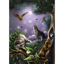 Charger l'image dans la galerie, Oiseau - diamant rond complet - 40x30cm