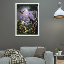 Charger l'image dans la galerie, Oiseau - diamant rond complet - 40x30cm