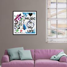 Charger l'image dans la galerie, Fille - diamant rond complet - 30x30cm