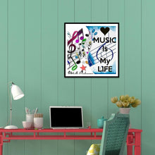 Charger l'image dans la galerie, Fille - diamant rond complet - 30x30cm