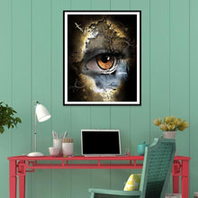 Charger l'image dans la galerie, Oeil - diamant rond complet - 30x40cm