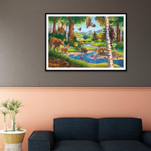 Charger l'image dans la galerie, Animaux - diamant rond complet - 40x30cm