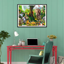 Charger l'image dans la galerie, Animaux - diamant rond complet - 40x30cm