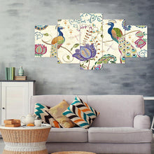 Charger l'image dans la galerie, 5pcs/set peafowl - peinture complète en diamant - 95x45cm