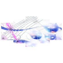 Charger l'image dans la galerie, 5pcs/set flower - peinture en diamant ronde - 95x45cm