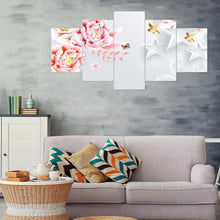 Charger l'image dans la galerie, 5pcs/set flower - peinture en diamant ronde - 95x45cm