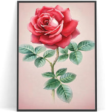 Charger l'image dans la galerie, Fleur - diamant rond complet - 40x30cm