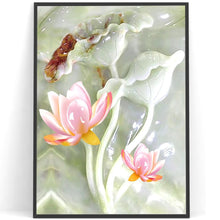 Charger l'image dans la galerie, Fleur - diamant rond complet - 40x30cm