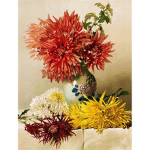 Charger l'image dans la galerie, Fleur - diamant rond complet - 40x30cm