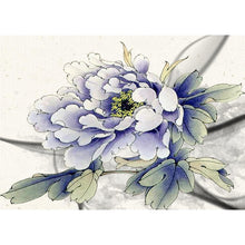 Charger l'image dans la galerie, Fleur - diamant rond complet - 40x30cm