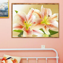 Charger l'image dans la galerie, Fleur - diamant rond complet - 40x30cm