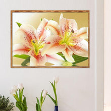 Charger l'image dans la galerie, Fleur - diamant rond complet - 40x30cm