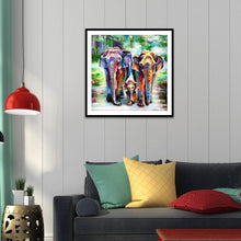 Charger l'image dans la galerie, Éléphant - peinture en diamant complet - 30x30cm