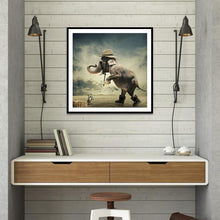 Charger l'image dans la galerie, Éléphant - peinture en diamant complet - 30x30cm