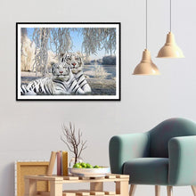 Charger l'image dans la galerie, Tigre - diamant rond complet - 40x30cm