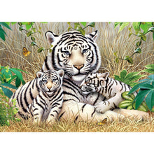 Charger l'image dans la galerie, Tigre - diamant rond complet - 40x30cm