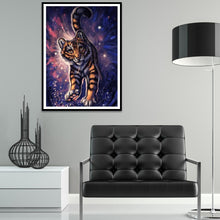 Charger l'image dans la galerie, Tigre - diamant rond complet - 40x30cm