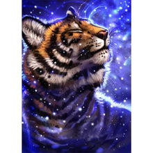 Charger l'image dans la galerie, Tigre - diamant rond complet - 40x30cm
