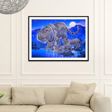 Charger l'image dans la galerie, Tigre - diamant rond complet - 40x30cm