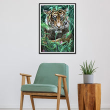 Charger l'image dans la galerie, Tigre - diamant rond complet - 40x30cm