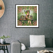 Charger l'image dans la galerie, Fille - diamant rond complet - 30x30cm