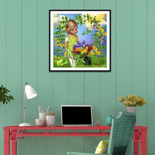 Charger l'image dans la galerie, Fille - diamant rond complet - 30x30cm