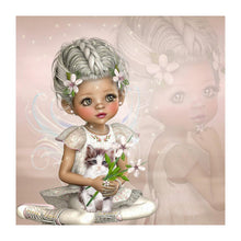 Charger l'image dans la galerie, Fille - diamant rond complet - 30x30cm