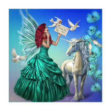 Charger l'image dans la galerie, Fille - diamant rond complet - 30x30cm