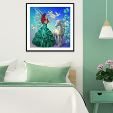 Charger l'image dans la galerie, Fille - diamant rond complet - 30x30cm