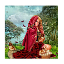 Charger l'image dans la galerie, Fille - diamant rond complet - 30x30cm