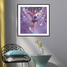 Charger l'image dans la galerie, Fille - diamant rond complet - 30x30cm