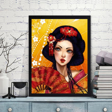 Charger l'image dans la galerie, Geisha - diamant rond complet - 30x40cm