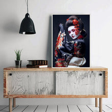 Charger l'image dans la galerie, Geisha - diamant rond complet - 30x40cm