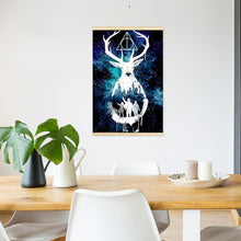 Charger l'image dans la galerie, Cerf suspendu - diamant rond complet - 40x60cm