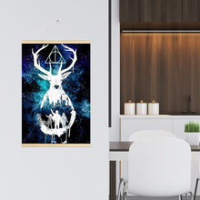 Charger l'image dans la galerie, Cerf suspendu - diamant rond complet - 40x60cm