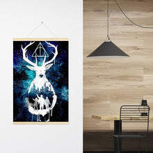 Charger l'image dans la galerie, Cerf suspendu - diamant rond complet - 40x60cm