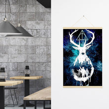 Charger l'image dans la galerie, Cerf suspendu - diamant rond complet - 40x60cm