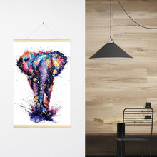 Charger l'image dans la galerie, Éléphant suspendu - diamant rond complet - 40x60cm