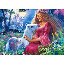 Charger l'image dans la galerie, Caractère - diamant rond complet - 40x30cm