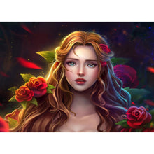 Charger l'image dans la galerie, Caractère - diamant rond complet - 40x30cm