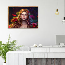 Charger l'image dans la galerie, Caractère - diamant rond complet - 40x30cm