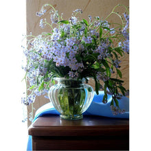 Charger l'image dans la galerie, Fleur - diamant rond complet - 40x30cm