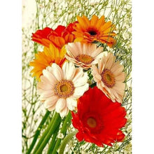 Charger l'image dans la galerie, Fleur - diamant rond complet - 40x30cm