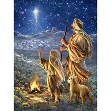 Charger l'image dans la galerie, Berger - diamant rond complet - 40x30cm