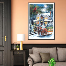 Charger l'image dans la galerie, Mosaïque - diamant rond complet - 40x30cm