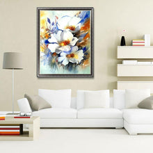 Charger l'image dans la galerie, Fleur - diamant rond complet - 40x30cm