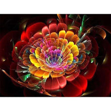 Charger l'image dans la galerie, Fleur - diamant rond complet - 40x30cm