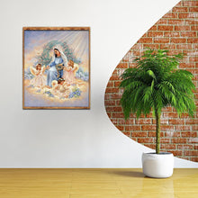 Charger l'image dans la galerie, Mosaïque - diamant rond complet - 40x30cm