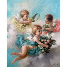 Charger l'image dans la galerie, Mosaïque - diamant rond complet - 40x30cm